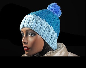 マルチカラーのレインボーウール混紡かぎ針編み冬用帽子 - Etsy 日本