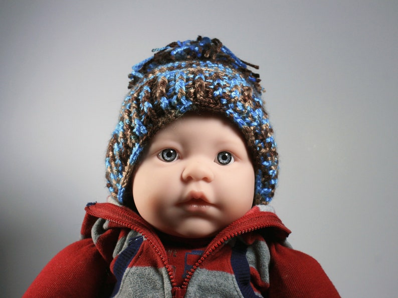 Winter Baby Hat Crochet Unisex Baby Hat Handmade Infant Etsy