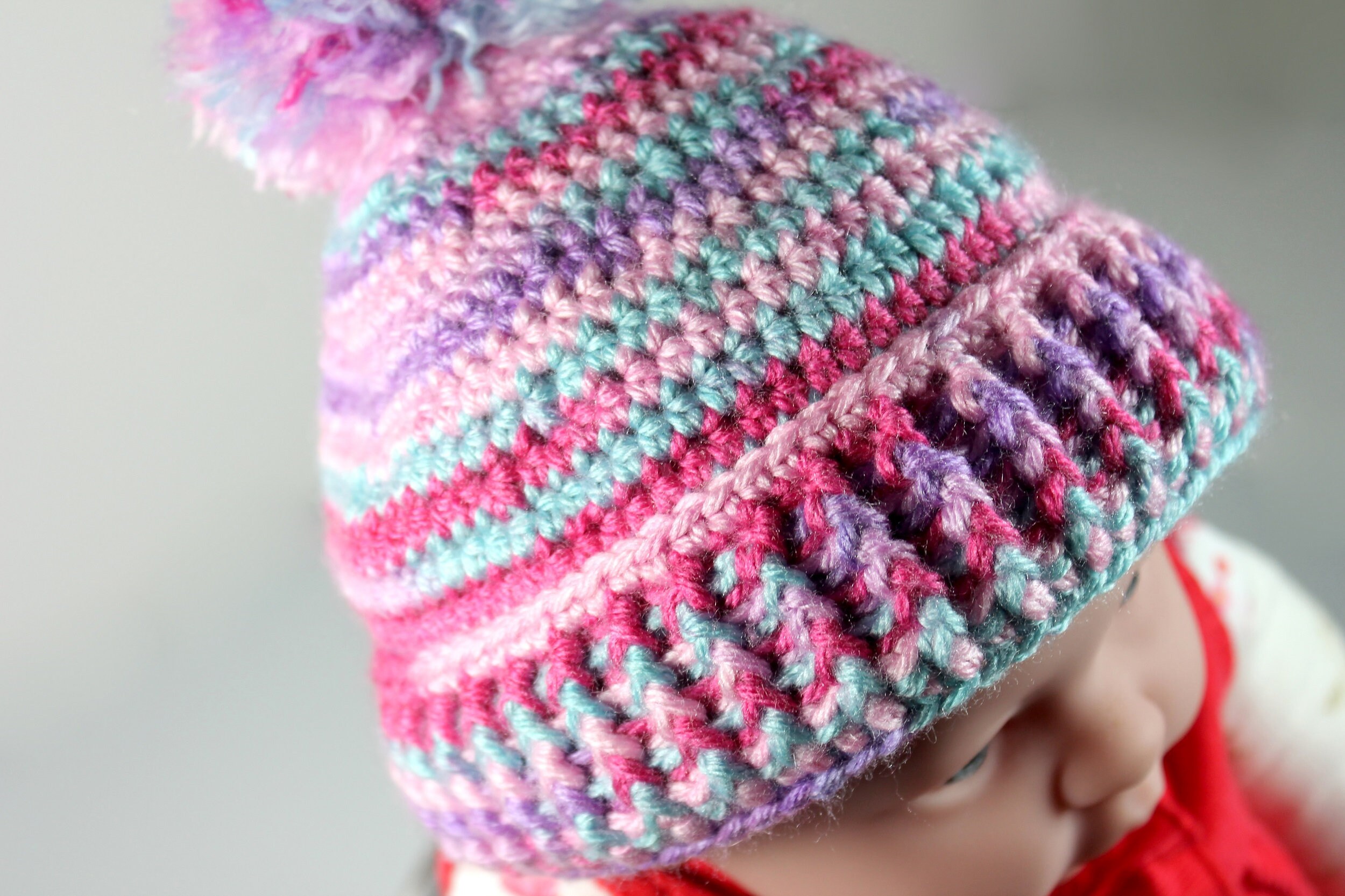 Winter Baby Hat Crochet Unisex Baby Hat Handmade Infant Etsy