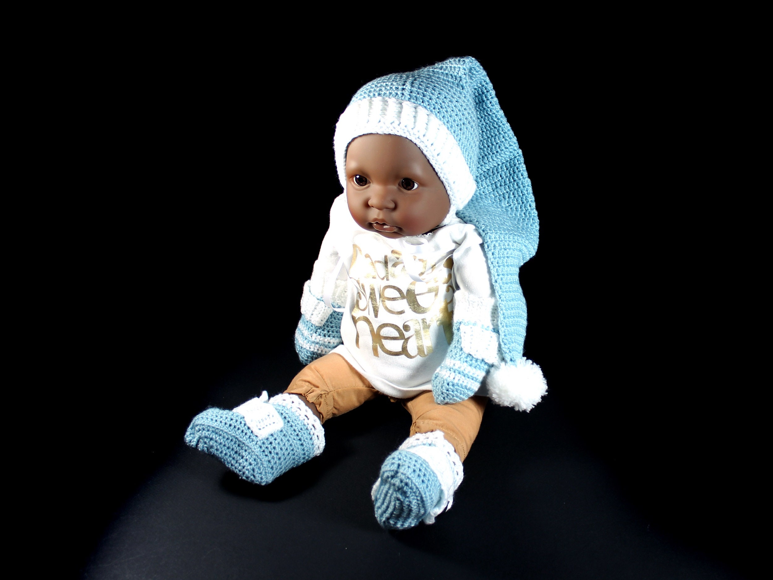 baby hat mittens and booties