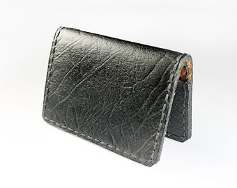 Leather Business Card Case, Credit Card Case, Black, Handmade, Credit Card Case