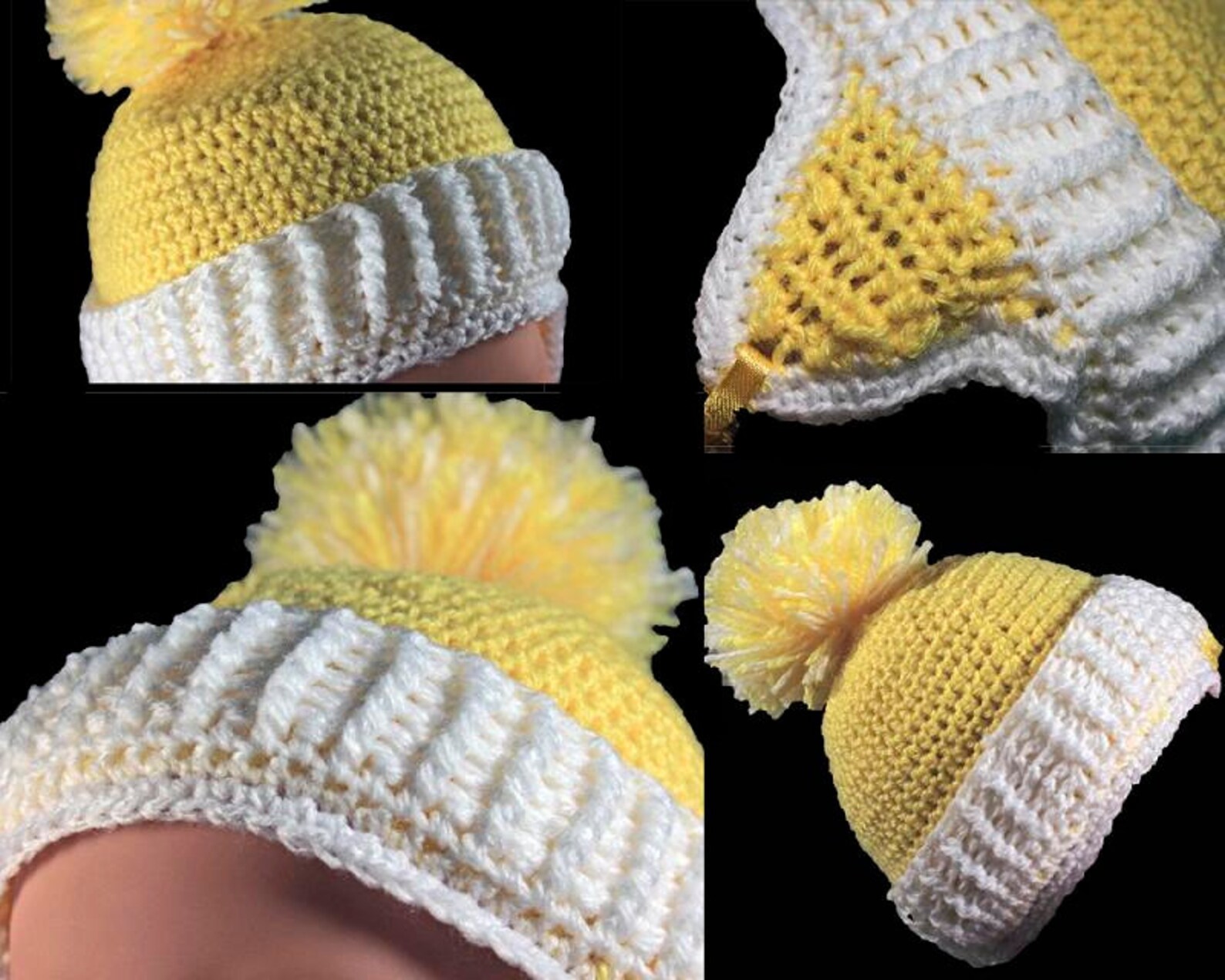 Winter Baby Hat Crochet Unisex Baby Hat Handmade Infant Etsy