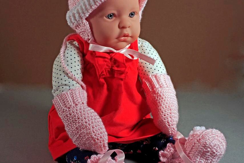 infant mittens string