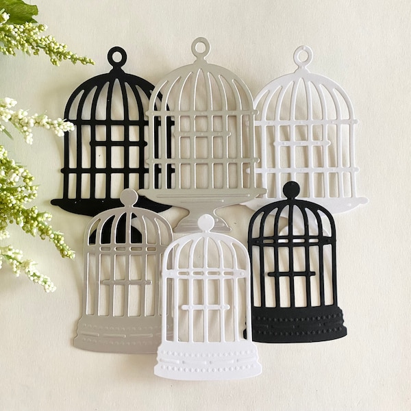 Die Cut Bird Cages