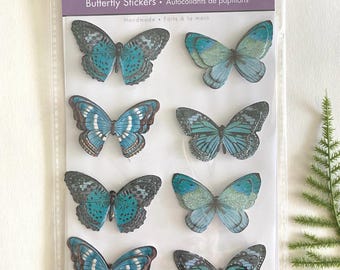 Dimensional Butterfly Stickers