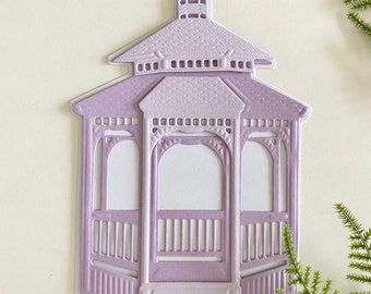 Die Cut and Embossed Gazebo