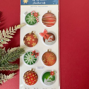 Holiday Ornament Stickers