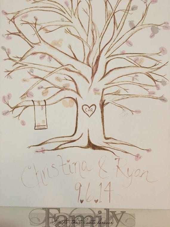 Wedding Family Tree Guestbook