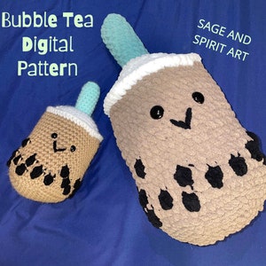 Bubble Tea Häkelanleitung