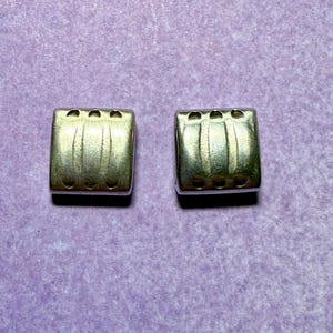 10mm Flat Laced Slider, Antique Silver, Qty 2