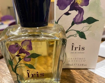Crabtree and Evelyn "Iris" EDT 3.4 oz Gorgeous Bottle New w/box