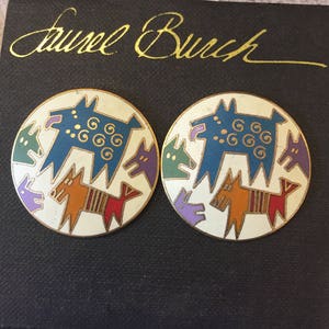 Borsa A Tracolla Laurel Burch Cani Mitici In Cotone, Piccola E Leggera Con Tasca Frontale E Chiusura Magnetica - 2