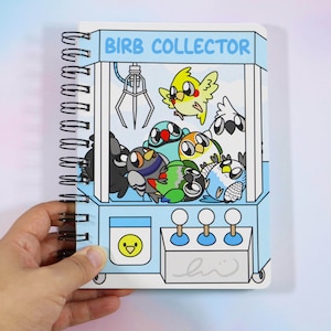 Bird Claw Machine Reusable Sticker Book: Fun and Creative Bird Lovers