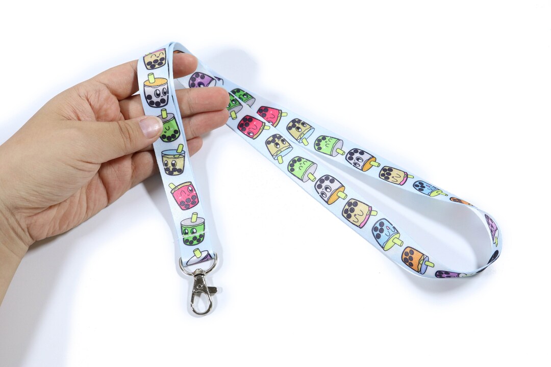 Boba Accessory Chubby Boba Tea Lanyard, Cute and Colorful Boba Accessory for Boba ...