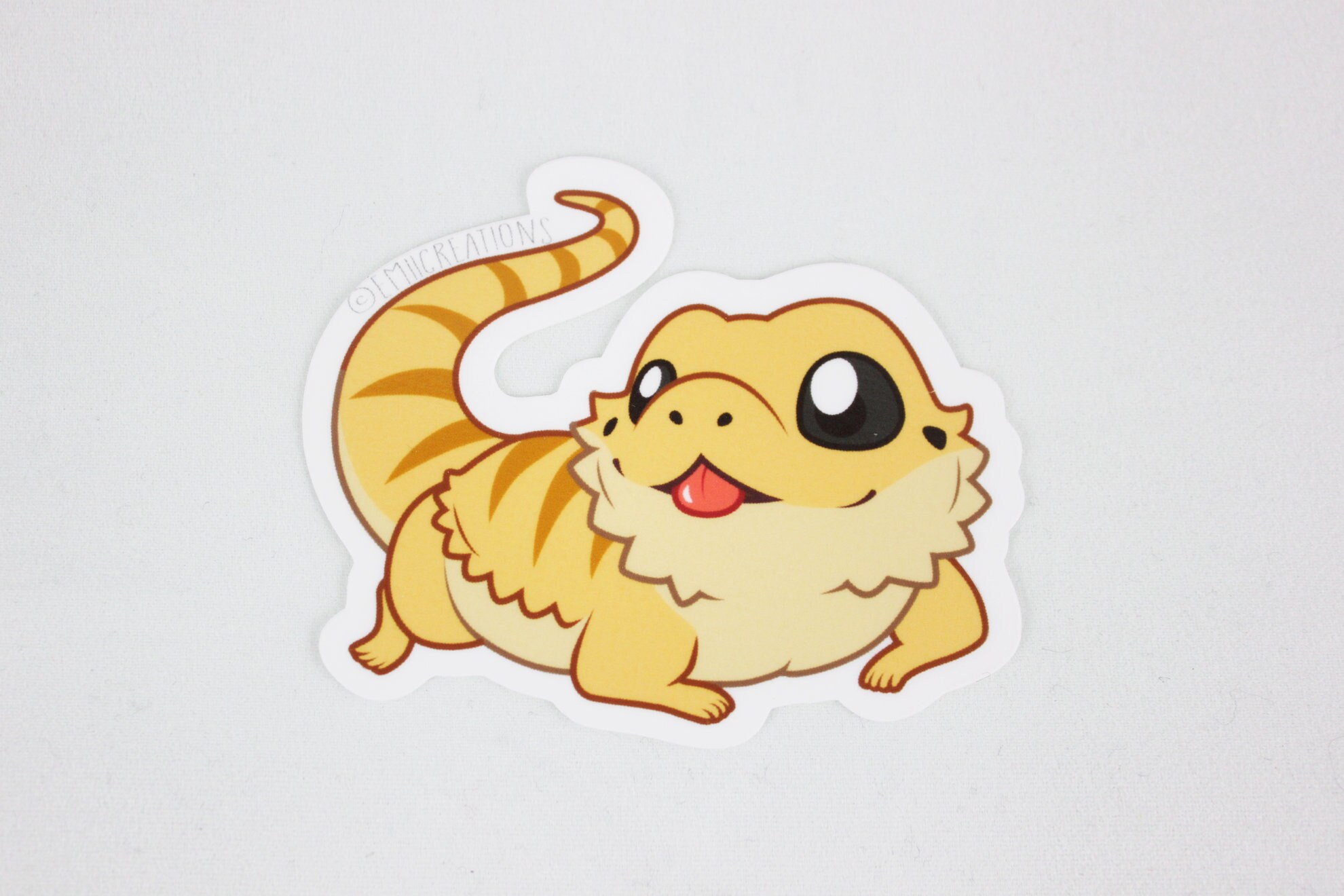 Bearded Dragon 3in Vinyl Stickers Lizard Reptile Pet Cute | Etsy