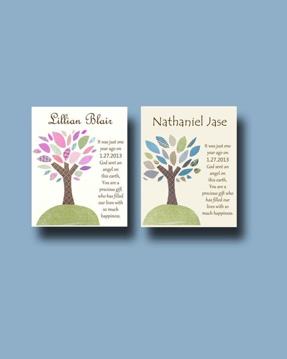 Twins First Birthday Gift Twins 1st Birthday Boy Girl 1st Etsy