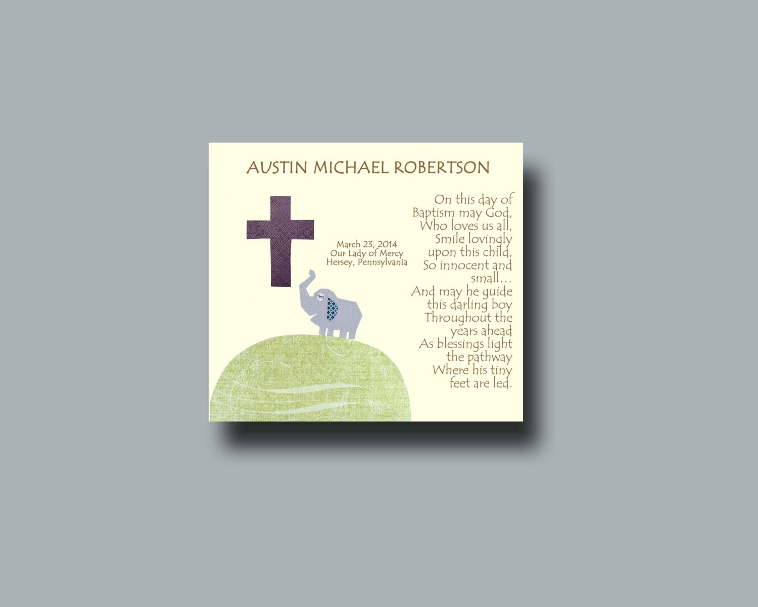 Baptism Gift Boy Christening Gift Personalized Baptism Gift Etsy