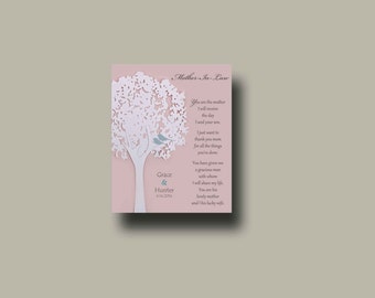 Wedding Gift for Mother In-Law, Future Mom In-Law Gift, Personalized Gift from Bride,Wedding Day Gift, Grooms Mom Gift, Thank You Gift