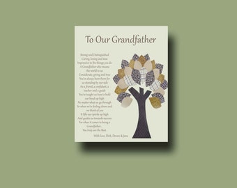 Grandfather gift - Personalized gift for Grandpa - Gift from children to Grandpa -Grandpa Gift, Grandpa Birthday Gift, Father's Day Gift