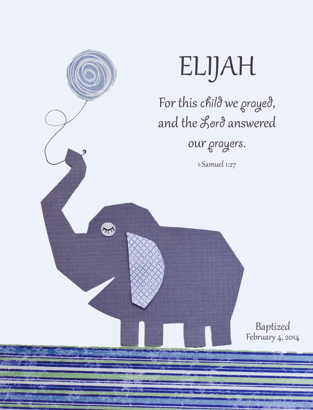 Baptism Bible Gift, Christening Gift, Personalized, Baby Boy Nursery