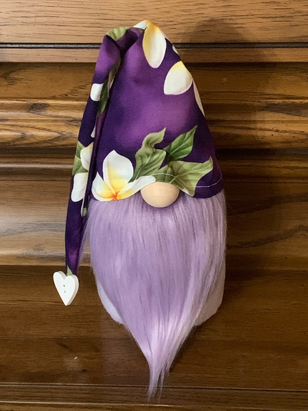 Zerodeko Hawaii Gnome Puppe - 20cm Stoff Zwerg Deko Figur