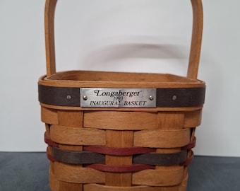 Vintage Longaberger 1993 Inaugural Basket