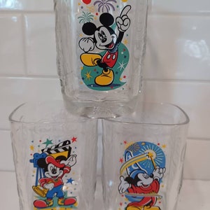 Set of three Mickey Mouse McDonald&#39;s Disney Glasses