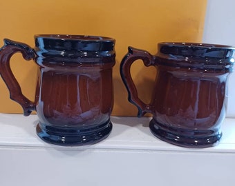 Vintage made in japan stoneware mugs
