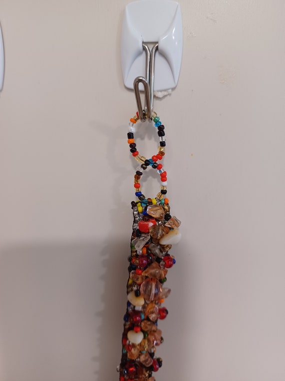 Multicolored vintage layered beaded bracelet - image 2