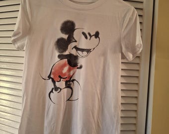 Vintage 1990s Disney Store Mickey Mouse Women's T Shirt