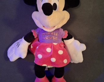 Vintage Disney 2015 Minnie Mouse Plushie
