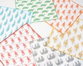 Animal Alphabet Linen Napkins
