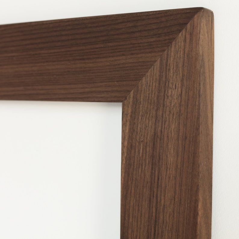 30x60 Brown Walnut Wood Full Length Mirror Floor Mirror Etsy