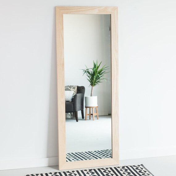 30x60 Natural Blonde Ash Full Length Mirror Floor 30x60 Natural Blonde Ash Full Length, Large Leaning Wall Mirror South Africa