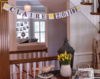 Graduation Banner / Class of 2024 / Grad Party Decor / Personalized Graduation Sign / High School, College Graduate /Custom Name Banner 2024