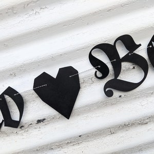 Bride to Be Banner Gothic Letters Emo Banner Sign Old English Bridal Shower Bride or Die theme Goth Wedding Banner Eternal Love image 7