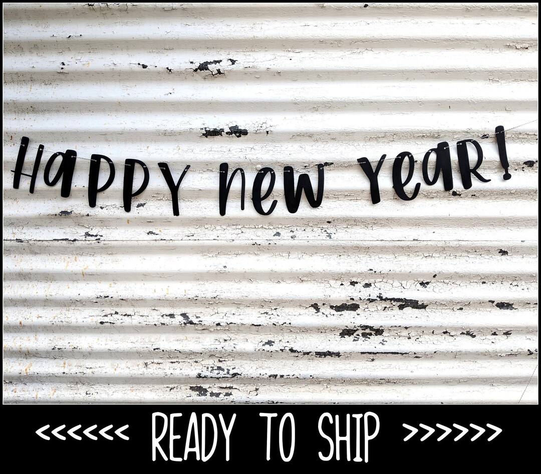 Happy New Year 2026 ∙ New Years Garland ∙ New Years Banner Decor ∙ NEW ...