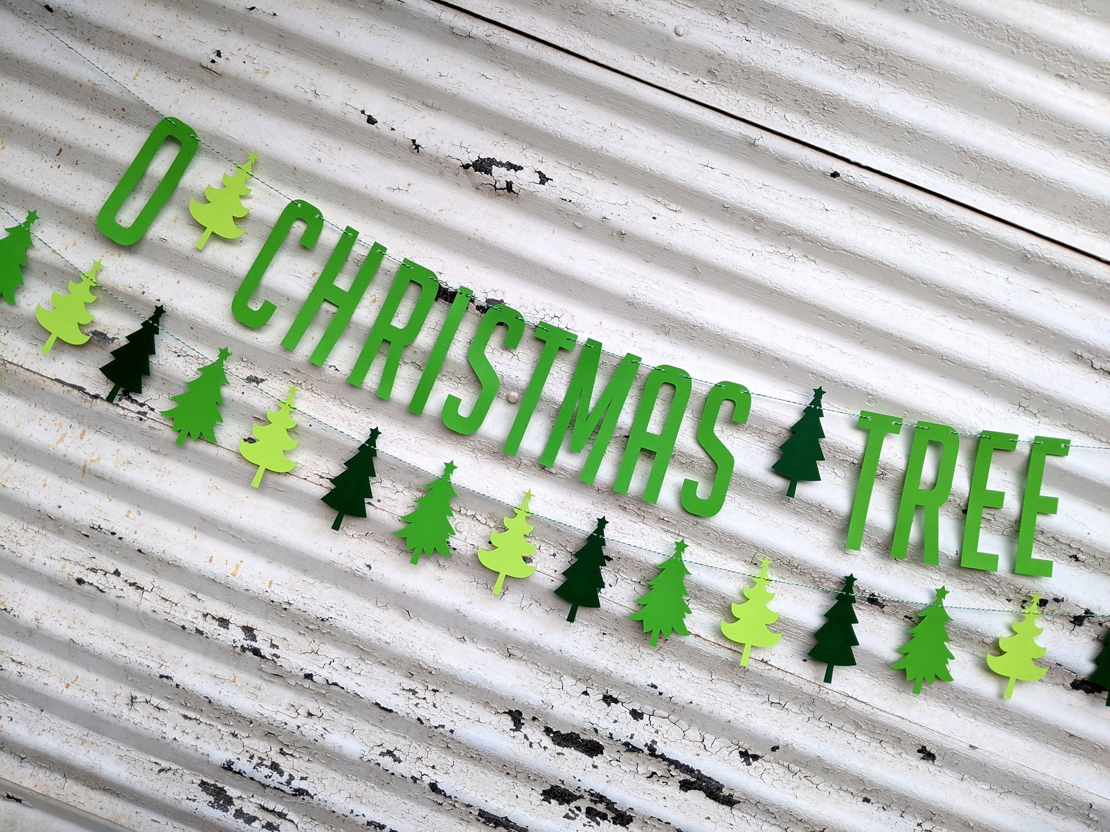 Merry Christmas Banner For Tree 