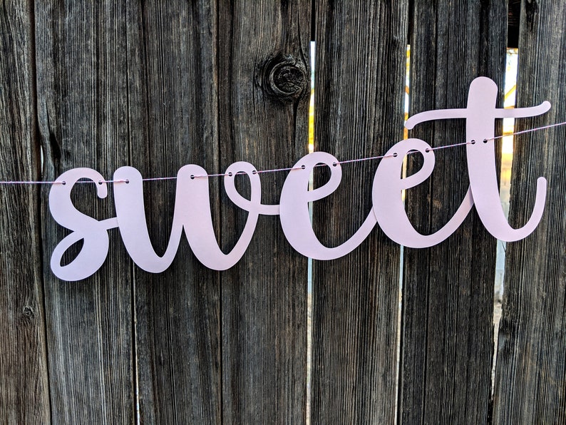 Love is Sweet Banner Wedding Banner Valentine Banner - Etsy