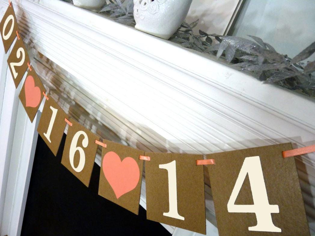 Save the Date Banner - Wedding Garland - Save the Date Props - DIY ...