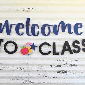 First Day of School Virtual School Banner Welcome to Class Teacher Room Decor Pandemic Teachers Classroom Sign Virtual Learning image 8