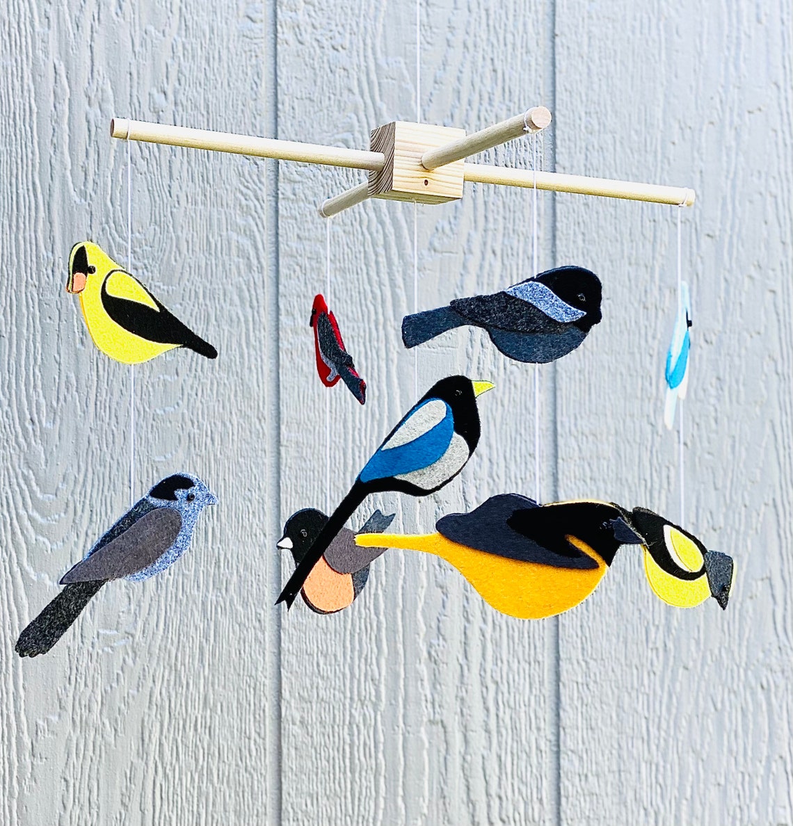 Bird Mobile Bird Baby Mobile Gender Neutral Mobile Bird Etsy