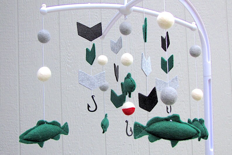 Marine Crib Mobile Nursery Fish Baby Mobile Felt Animal Etsy