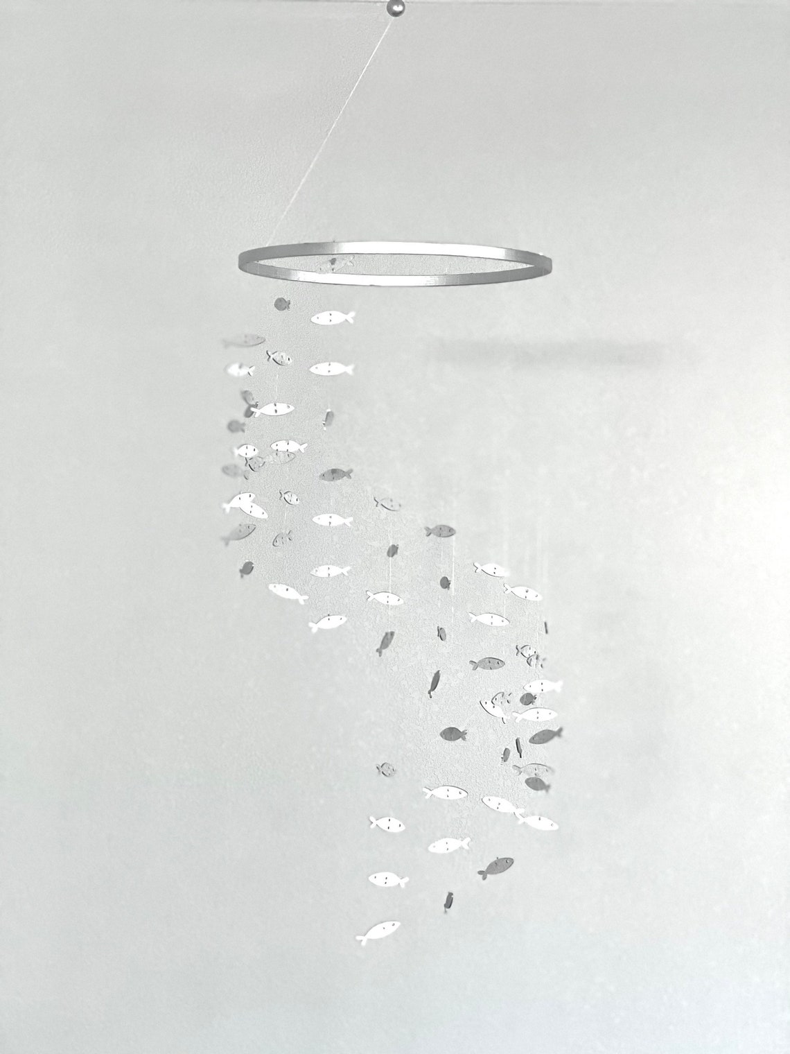 Wood Fish Baby Mobile Marine Crib Mobile Nursery Night Baby Etsy