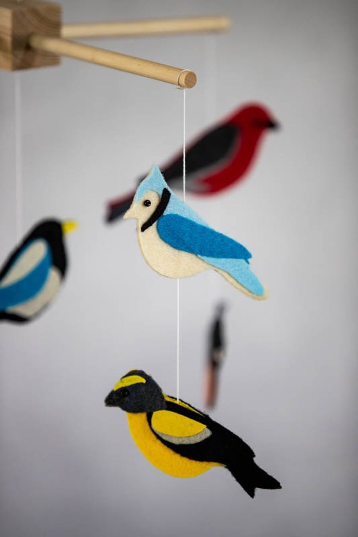 Bird Mobile Bird Baby Mobile Gender Neutral Mobile Bird Etsy