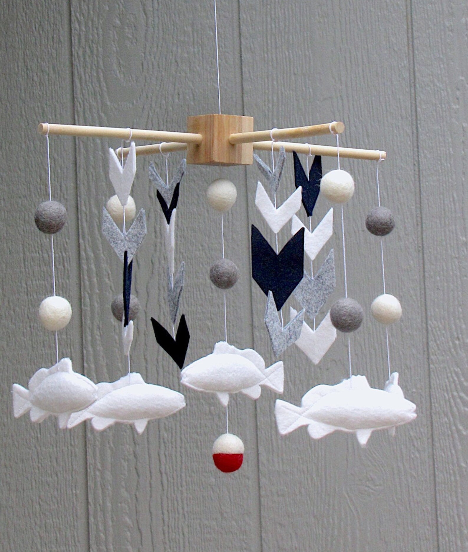 Marine Crib Mobile Nursery Fish Baby Mobile Felt Animal Etsy