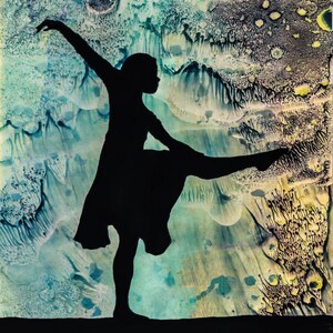 Ballerina Dancer Print- Poster Art Ballet Dancer