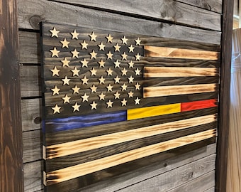 Large First Responder Family Flag 36”x19”