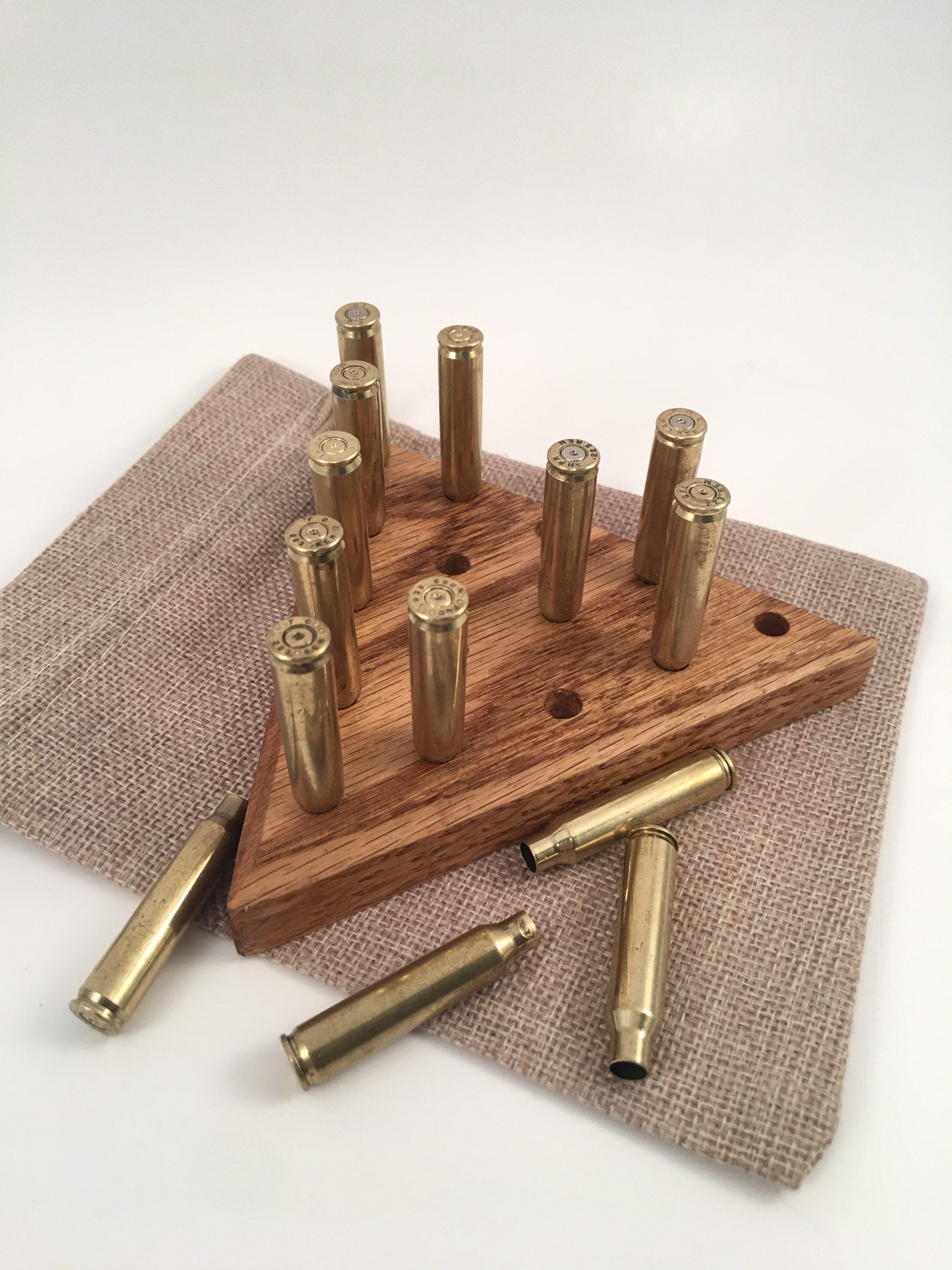 Triangle Peg Game Bullet Peg Game Gifts for Him Man Cave Etsy