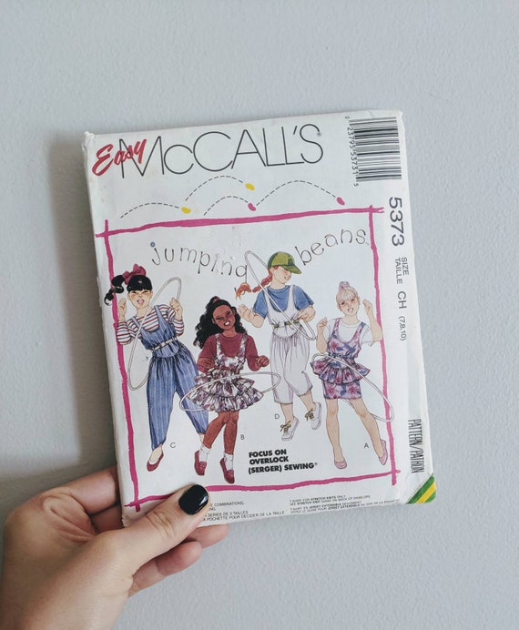 McCalls Jumper Pattern, 7-10, Sewing Pattern, Vin… - image 1